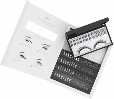 Produktbild von Nanolash DIY Eyelash Extensions Starter Kit Set zur Wimpernverlängerung für zu Hause Fantasy