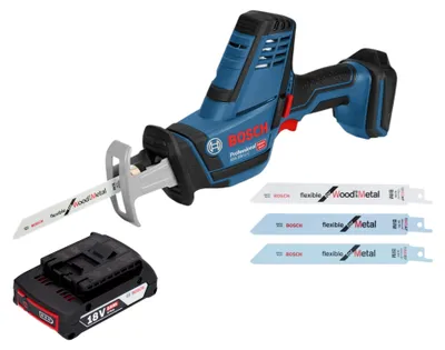 Zdjęcie produktu dla Akumulatorowa pilarka szablasta Bosch GSA 18V-LI C Professional 18 V + 1x akumulator 2,0 Ah - bez ładowarki