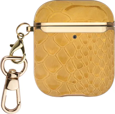 Produktbild von UNIQ Accessory Airpods - Airpods 2 Case - Snake Leather Yellow