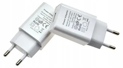 Produktbild von USB-Wandladegerät mit Netzteilstecker, 1 A, 5 V, 10 W