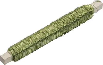 Produktbild von Wickeldraht 0,5mmx50m grün Packung mit 5 Stück