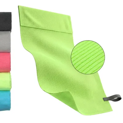 Produktbild von YUMUVE Fitnesshandtuch 125x50 cm | Geräteüberzug | Grün