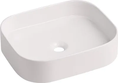 Immagine prodotto di Lavabo da appoggio rettangolare in Vetroceramica NAYA, 45x38cm