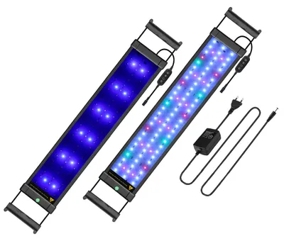 Productafbeelding van LED Aquariumverlichting vol spectrum met timer en dimfunctie 16W 50-70 cm