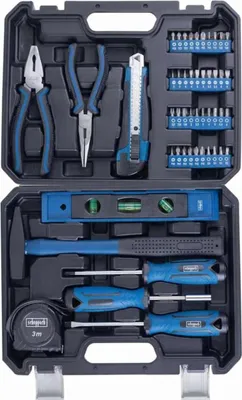 Produktbild von Scheppach Werkzeugkoffer WZK49 gefüllt, 50 tlg.