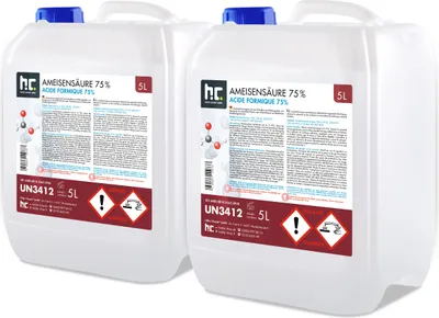 Produktbild von 5 L Ameisensäure 75% technische Qualität zur Entkalkung von Elektrogeräten geeignet