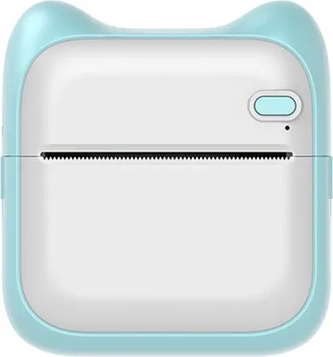 Produktbild von A8 tragbarer Drucker, Taschendrucker, Thermodrucker, Bluetooth-Verbindung, Blau