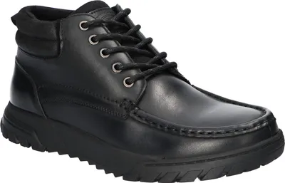 Produktbild von AMERICAN CLUB CY128 Warme Herren-Stiefeletten aus Echtleder, Winterstiefel, Fleecegefüttert, Schwarz 41