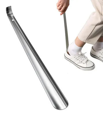 Produktbild von Schuhlöffel Lang 42cm Metall Ergonomisch Stabil
