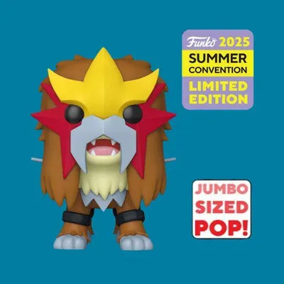 Obrázek produktu pro Funko Pop! Games: Pokémon – Entei (25 cm) #1070 (exkluzivní edice pro letní sraz 2025)