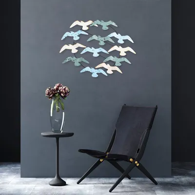 Produktbild von Wallity, Martı- DYU1116, Bunt, Sonstige Wohndekorationen, 85 x 68 x 8 cm, 100% Metall