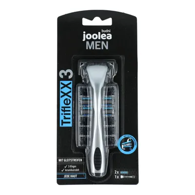 Obrázok produktu pre Joolea Pánska holiaca strojček TriffleXX3 s 3-čepelovým zoradením + 2 vymeniteľné náhradné hlavy.
