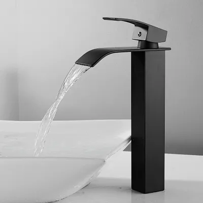 Produktbild von Waschtisch Armatur Wasserfall Bad Einhand Wasserhahn Mischbatterie Waschbecken