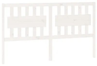 Immagine prodotto di Testata del letto bianca 165,5x4x100 cm in legno di pino massiccio