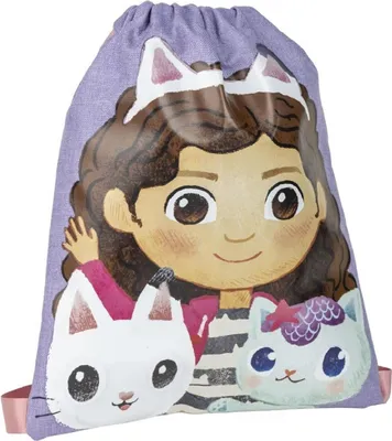 Immagine prodotto di GabbyŽs Dollhouse Borsa da ginnastica leggera per bambini