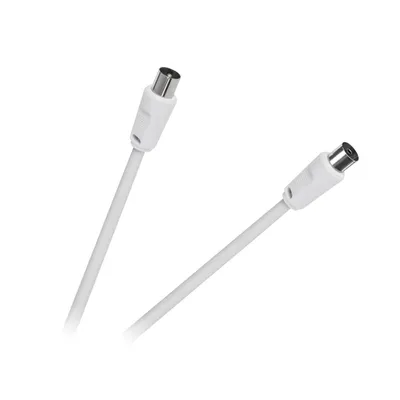 Produktbild von Antennenkabel Stecker-Buchse weiß 3,0m KPO2735F-3