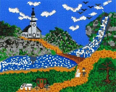 Produktbild von Stick it® Kirche am Fluss