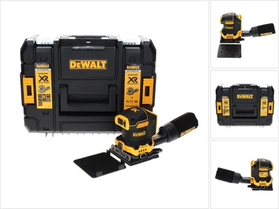 Image de DeWalt DCW 200 NT Ponceuse vibrante sans fil 18 V 108x115 mm + Coffret de transport - sans batterie, sans chargeur