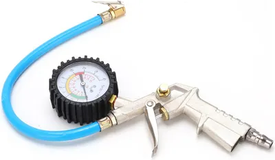 Immagine prodotto di Gonfiatore per pneumatici con manometro 0-220 PSI 16 Bar Mandrino d'aria Universale per auto camion moto