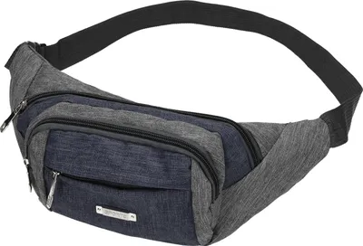Produktbild von Betz Bauchtasche LINDAU 2-farbig Hüfttasche Bikertasche Reisen Wandern  Farbe: grau/blau