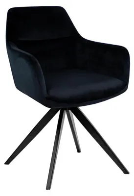 Image de Fauteuil pivotant élégant avec revêtement en velours