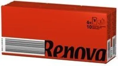 Produktbild von RENOVA Taschentücher Rot 6 x 10