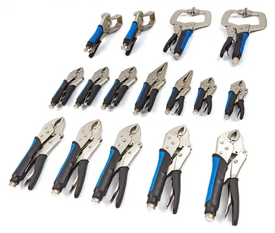 Immagine prodotto di Set-kit pinze autobloccanti a morsetto grip a scatto per carrozzeria,16 pezzi