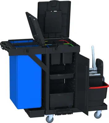 Produktbild von Arcora Ecoblack 550 Servicewagen Zu 97% Aus Recyclingmaterial | 1 Set