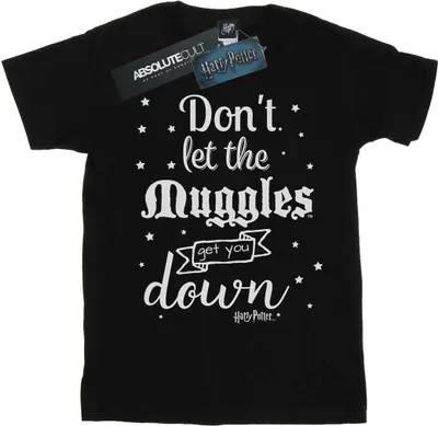 Produktbild von Harry Potter - "Don't Let The Muggles" T-Shirt für Damen BI26453 (L) (Schwarz)