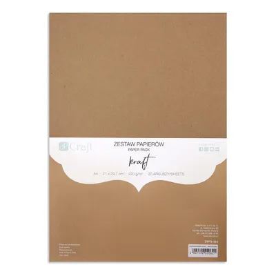 Produktbild von Kraftpapier-Set A4, 20 Blatt – Dalprint