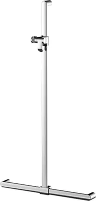 Zdjęcie produktu dla Keuco Elegance reling prysznicowy kątowy 90° 628 x 1142 mm z uchwytem prysznicowym - chromowany - 31614010611