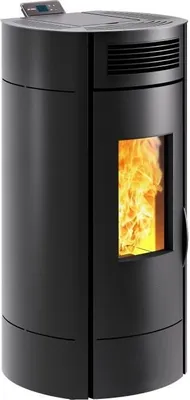 Immagine prodotto di Stufa a pellet di legno nero da 9,5kw Invicta P941974