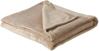 Immagine prodotto di Unyqoos® Coperta in pile Benxi – soffice coperta in pile, 180x130 cm, color beige