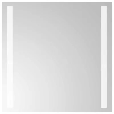 Produktbild von vidaXL LED-Badezimmerspiegel Transparent 40 x 40 cm Gehärtetes Glas