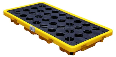 Produktbild von Öl-Auffangwanne | mit Gitterrost | für 2 x 200 l Fässer