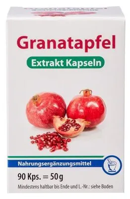 Produktbild von Granatapfel Extrakt Kapseln 90 St