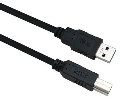 Immagine prodotto di Cavo di collegamento Helos, connettore USB 3.0 A/B, 1,0 m, nero