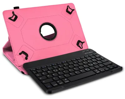 Produktbild von Schutz Hülle 10 10.1 10.2 10.3 10.4 10.5 Zoll Tasche Bluetooth Tastatur QWERTZ