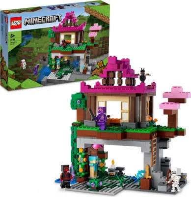 Produktbild von LEGO 21183 Minecraft Das Trainingsgelände, Haus und Höhle