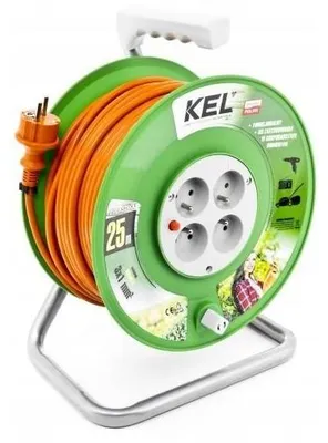 Produktbild von Plast-Rol Trommel-Verlängerungskabel 20m H05VV-F 3x1