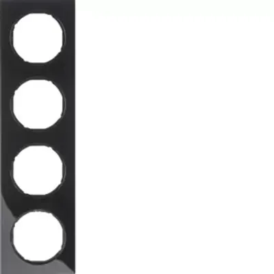 Obrázek produktu pro Berker 10142245, Černá, Termoplastik, Bezšroubový, Berker, Lesklý, R.3
