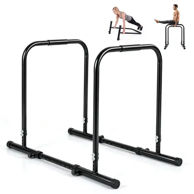 Obrázok produktu pre COSTWAY, hrazda na drepy, nosnosť 300 kg, výškovo nastaviteľná (81,5-88,5 cm), posilovací stroj na drepy s úchytmi a kovovou konštrukciou, hrazda na drepy, zariadenie na kalisteniku