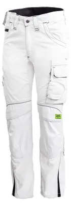 Produktbild von TMG Kult Worker Arbeitshose Herren mit Cordura-Knietaschen weiß, 102, weiß