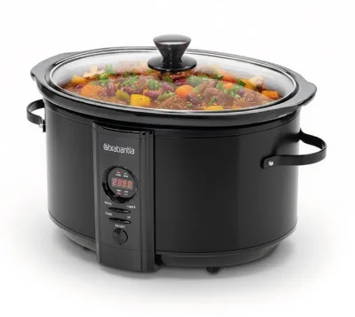 Zdjęcie produktu dla Brabantia BBEK1083MB, Czarny, 6,5 l, Przyciski, Szkło, 320 W
