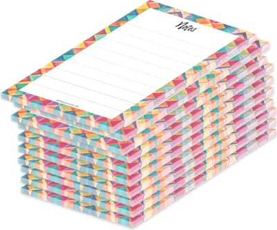 Image de Bloc-notes PRICARO « Lucy », magnétique, A7, 10 pièces