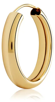 Produktbild von NKlaus Einzel Creole 333 Gelbgold, 8 Karat, klassisch, 20 x 3,9 mm