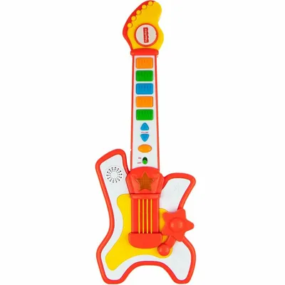 Image de Guitare jouet musical - 10 mélodies, vrais sons de guitare et effets lumineux
