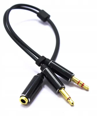 Produktbild von Vitalco JR644 Adapter 3,5mm Klinke Mikrofon Kopfhörer