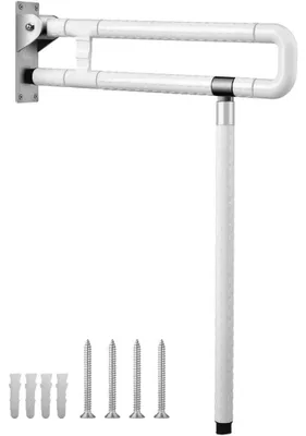 Imagen del producto de Barra de apoyo para el inodoro, diseño en forma de U, soporte de pared