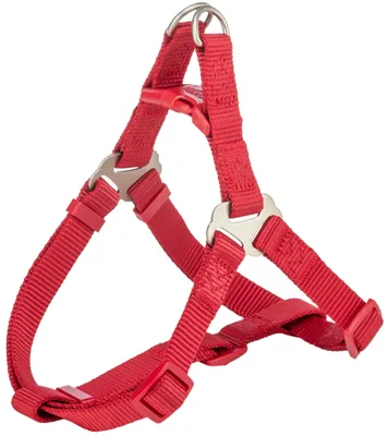Produktbild von TRIXIE One Touch Geschirr: Größe XS–S, Brustumfang 30–40 cm, rot, verstellbares Hundegeschirr für kleine Hunde